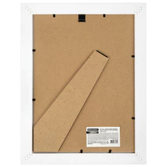 Рамка 21&times;30 см небьющаяся, КОМПЛЕКТ 3 шт., багет 29 мм, МДФ, BRAUBERG &laquo;Basic&raquo;, белая, 391260