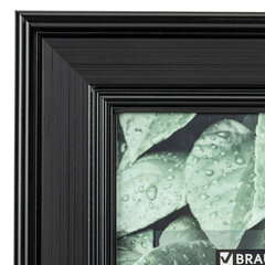 Рамка 15&times;21 см небьющаяся, багет 47 мм, пластик, BRAUBERG &laquo;Albert&raquo;, черная, 391263