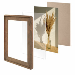 Рамка из мангового дерева BRAUBERG LOFT EGO, фото 15&times;21 см, стекло, 20&times;26 см, 391281