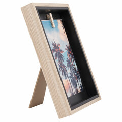 Рамка из МДФ BRAUBERG LOFT BLACK BOX, фото 13&times;18 см, с прищепкой, 20&times;25 см, 391290