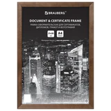 Рамка 21х30 см, дерево, багет 14 мм, BRAUBERG "Elegant", грецкий орех, акриловый экран, 391297