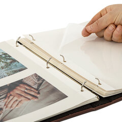 Листы для фотоальбома магнитные 23&times;28 см, КОМПЛЕКТ 10 шт., BRAUBERG, 391312