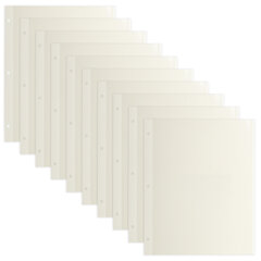 Листы для фотоальбома магнитные 23&times;28 см, КОМПЛЕКТ 10 шт., BRAUBERG, 391312