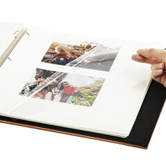 Листы для фотоальбома магнитные 30&times;32 см, КОМПЛЕКТ 10 шт., BRAUBERG, 391313