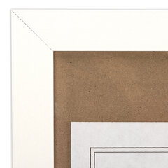 Рамка 40&times;50 см, небьющаяся, багет 30 мм, МДФ, STAFF &laquo;Style&raquo;, белая, 391341