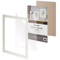 Рамка 21&times;30 см небьющаяся, аналог IKEA, багет 21 мм, МДФ, BRAUBERG &laquo;Idea&raquo;, белая, 391370