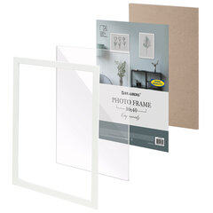 Рамка 30&times;40 см небьющаяся, аналог IKEA, багет 21 мм, МДФ, BRAUBERG &laquo;Idea&raquo;, белая, 391372
