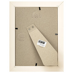 Рамка 15&times;21 см с паспарту 10&times;15 см небьющаяся, аналог IKEA, багет 26 мм, МДФ, BRAUBERG &laquo;Zool&raquo;, цвет слоновая кость, 391374