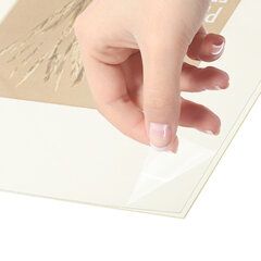 Рамка 21&times;30 см с паспарту 13&times;18 см, небьющаяся, аналог IKEA, багет 26 мм, МДФ, BRAUBERG &laquo;Zool&raquo;, серая, 391377