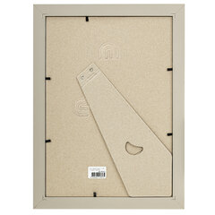 Рамка 21&times;30 см с паспарту 13&times;18 см, небьющаяся, аналог IKEA, багет 26 мм, МДФ, BRAUBERG &laquo;Zool&raquo;, серая, 391377