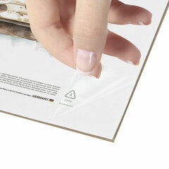 Рамка 30&times;40 см небьющаяся, багет 20 мм пластик, BRAUBERG &laquo;HIT3&raquo;, цвет темный орех с позолотой, 391384