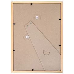 Рамка 21&times;30 см небьющаяся, КОМПЛЕКТ 3 штуки, багет 12 мм, дерево, BRAUBERG &laquo;Woodray&raquo;, цвет натуральный, 391388