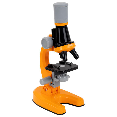 Микроскоп 30 предметов,в т.ч. 12 микропреп., 100/400/1200х подсветка,BRAUBERG KIDS, 391400