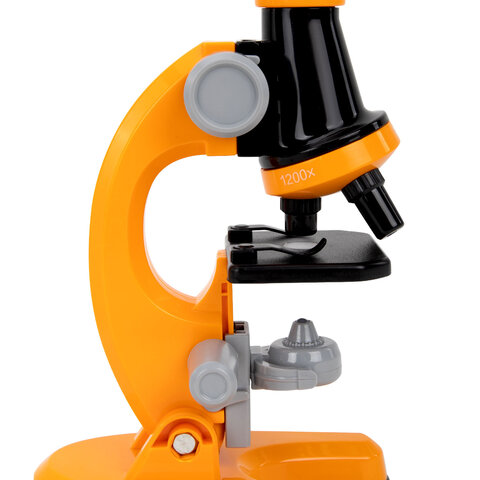 Микроскоп 30 предметов,в т.ч. 12 микропреп., 100/400/1200х подсветка,BRAUBERG KIDS, 391400