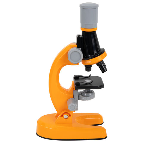 Микроскоп 30 предметов,в т.ч. 12 микропреп., 100/400/1200х подсветка,BRAUBERG KIDS, 391400