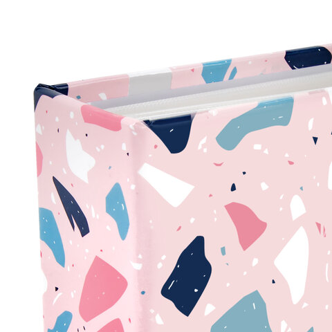 Фотоальбом BRAUBERG "Terrazzo" на 200 фото 10х15 см, твердая обложка, 391423