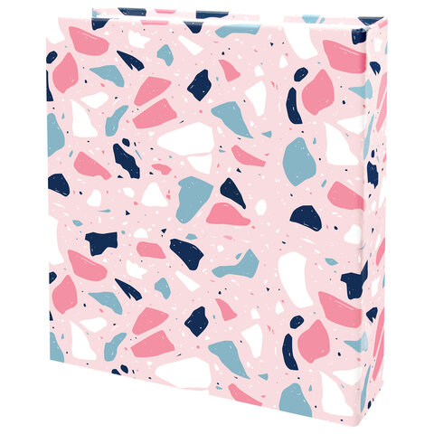 Фотоальбом BRAUBERG "Terrazzo" на 200 фото 10х15 см, твердая обложка, 391423