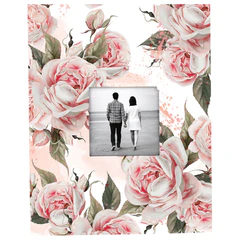 Фотоальбом BRAUBERG &laquo;Flowery love&raquo; на 200 фото 10&times;15 см, твердая обложка, окно под фото, 391424