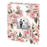 Фотоальбом BRAUBERG "Flowery love" на 200 фото 10х15 см, твердая обложка, окно под фото, 391424