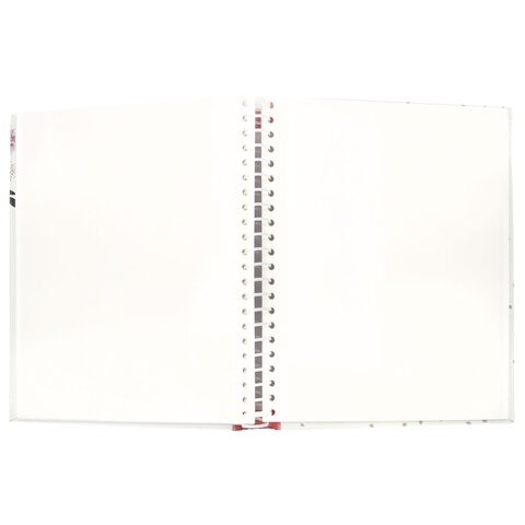 Фотоальбом BRAUBERG "Blossom", на 20 магнитных листов, 23х28 см, твердая обложка, спираль, 391425