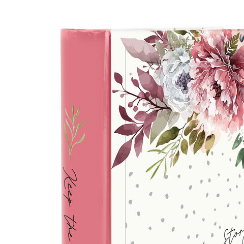 Фотоальбом BRAUBERG "Blossom", на 20 магнитных листов, 23х28 см, твердая обложка, спираль, 391425