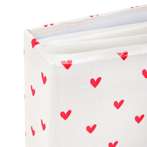 Фотоальбом BRAUBERG "Cute hearts" на 200 фото 10х15 см, твердая обложка, 391427