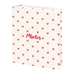 Фотоальбом BRAUBERG "Cute hearts" на 200 фото 10х15 см, твердая обложка, 391427