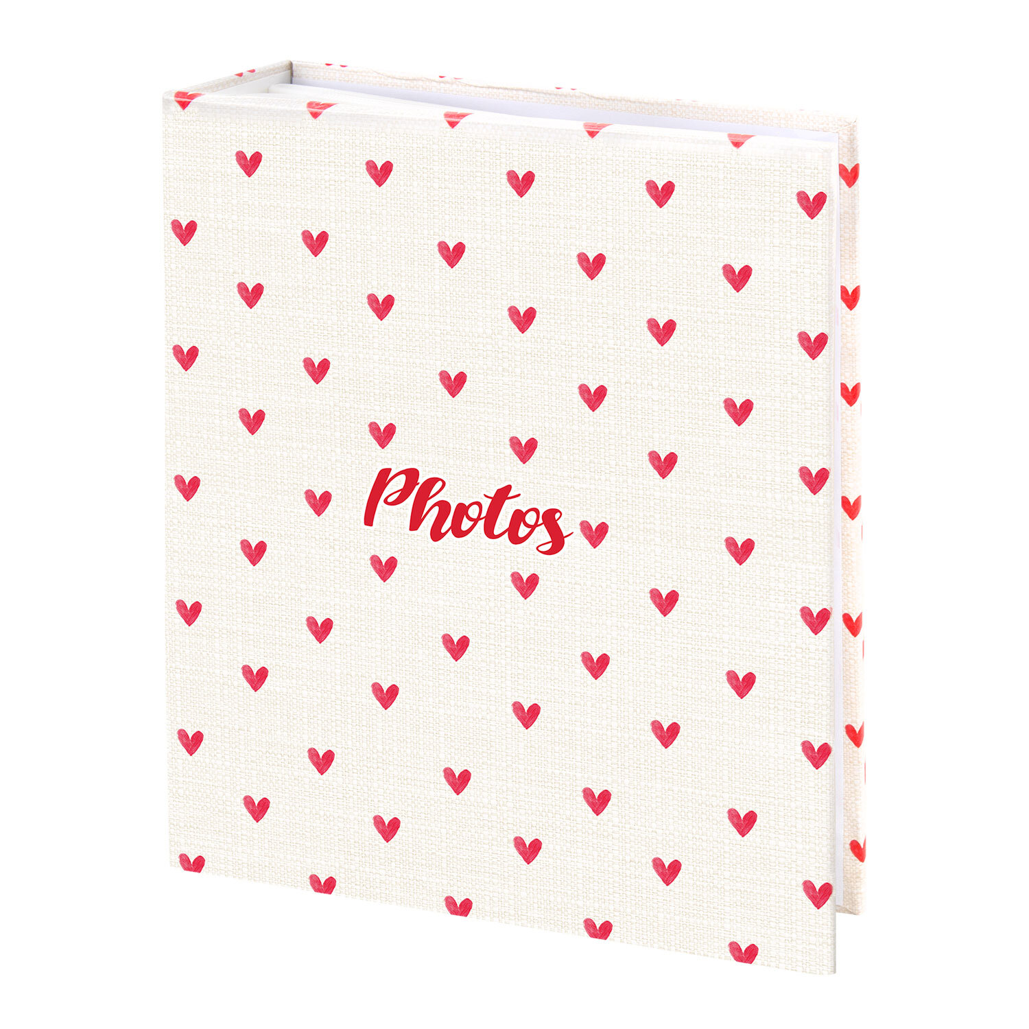 Фотоальбом BRAUBERG "Cute hearts" на 200 фото 10х15 см, твердая обложка, 391427