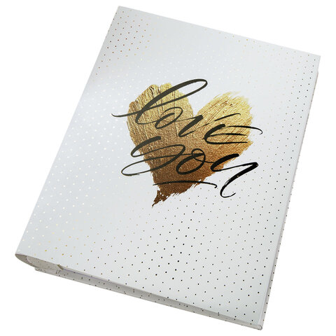 Фотоальбом с заметками BRAUBERG "Love you" на 200 фото размером 10х15 см, твердая обложка с тиснением фольгой, подарочный бокс, 391430 - фото 7