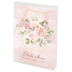 Фотоальбом BRAUBERG на 36 фото 10*15 см, &laquo;Watercolor flowers&raquo;, мягкая обложка, 391431