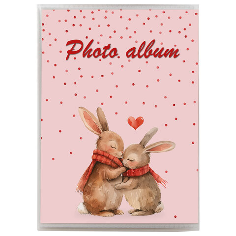 Фотоальбом BRAUBERG "Cute love" на 36 фото 10х15 см, мягкая обложка, 391432