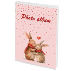 Фотоальбом BRAUBERG на 36 фото 10*15 см, мягкая обложка, &laquo;Cute love&raquo;, 391432