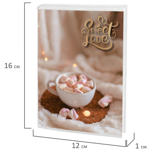 Фотоальбом BRAUBERG "Sweet love" на 36 фото 10х15 см, мягкая обложка, 391434