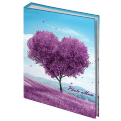 Фотоальбом BRAUBERG на 100 фото 10*15 см, твердая обложка, &laquo;Fancy heart&raquo;, 391439