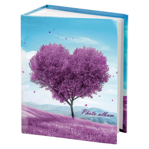 Фотоальбом BRAUBERG "Fancy heart" на 100 фото 10х15 см, твердая обложка, 391439