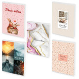 Фотоальбом BRAUBERG на 36 фото 10х15 см, ассорти 5 дизайнов, мягкая обложка, 391442