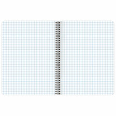 Тетрадь А5, 96 л., BRAUBERG, гребень, клетка, обложка картон, &laquo;CONTRACT&raquo;, 400527