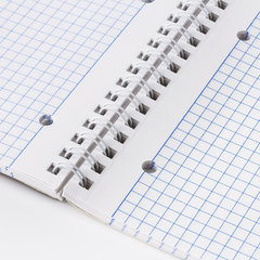 Тетрадь А4, 96 л., BRAUBERG, гребень, клетка, обложка картон, &laquo;CONTRACT&raquo;, 400529