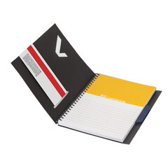 Тетрадь-блокнот 80 л., А5, 160&times;207 мм, BRAUBERG, клетка, гребень, обложка пластиковая, 1 разделитель, &laquo;Tag&raquo;, 401800