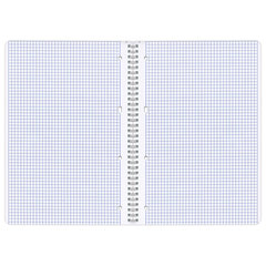 Тетрадь А4, 96 листов, BRAUBERG, гребень, клетка, обложка картон, ОДИН ЦВЕТ, 401882