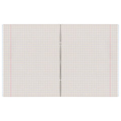 Тетрадь А5, 48 л., STAFF, скоба, клетка, офсет №2 ЭКОНОМ, обложка картон, ОДНОТОННАЯ, 402322