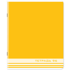 Тетрадь А5, 96 л., STAFF, скоба, клетка, офсет №2 ЭКОНОМ, обложка картон, ОДНОТОННАЯ, 402324