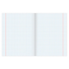 Тетрадь А5, 48 л., ОФИСМАГ, скоба, клетка, обложка картон, КОРПОРАТИВНАЯ, 402791