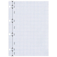 Сменный блок для тетради на кольцах БОЛЬШОЙ А4, 80 л., BRAUBERG, &laquo;Белый&raquo;, 403262