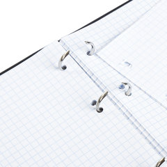 Тетрадь на кольцах А5 (175&times;215 мм), 120 листов, твердый картон, клетка, BRAUBERG, Микс, 403277