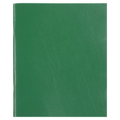 Тетрадь бумвинил, А4, 96 л., скоба, офсет №2 ЭКОНОМ, клетка, STAFF, ЗЕЛЕНЫЙ, 403407