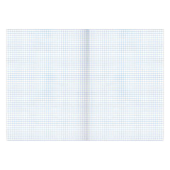 Тетрадь бумвинил, А4, 96 л., скоба, офсет №1, клетка, STAFF, СИНИЙ, 403410