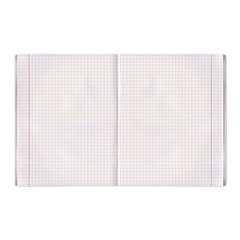 Тетрадь бумвинил, А5, 48 л., скоба, офсет №2 ЭКОНОМ, клетка, с полями, STAFF, ЗЕЛЕНЫЙ, 403412