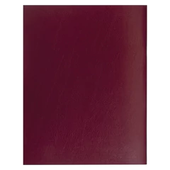 Тетрадь бумвинил, бордовый, А4 (большой формат), 96 л., скоба, офсет №1, белая бумага, клетка, STAFF, 403420