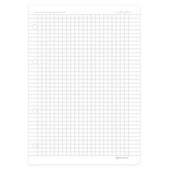 Сменный блок для тетради на кольцах А5 120 л., BRAUBERG, ПОВЫШЕННОЙ ПЛОТНОСТИ, белый, 403638